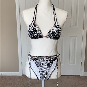 VS Zebra print bikini.